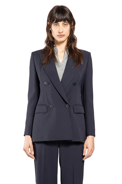 Fitted Wool Crepe Blazer