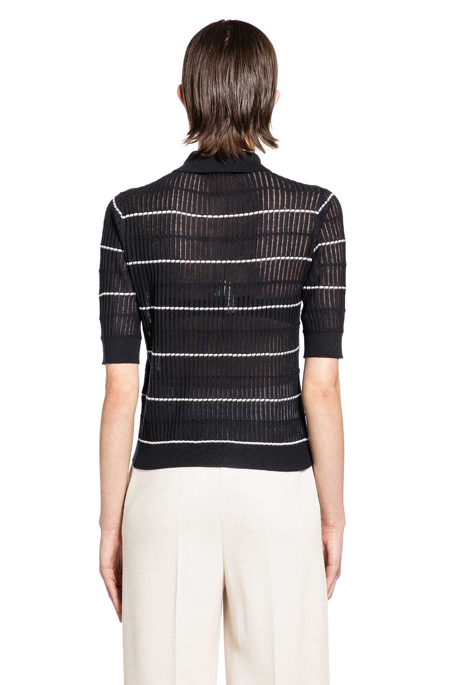 Silk And Wool Yarn Jumper