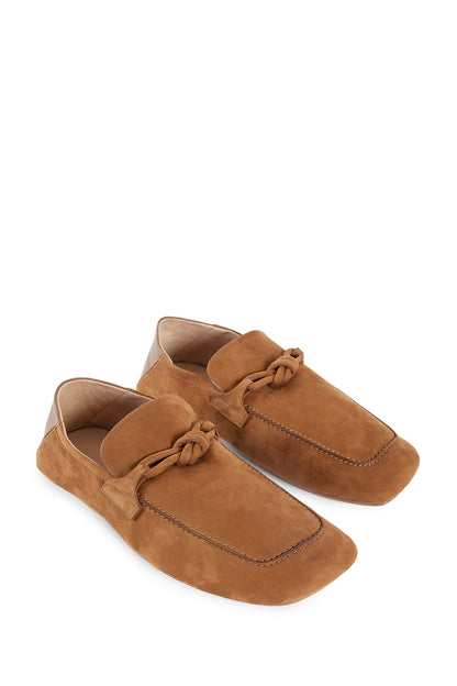 BOTTEGA VENETA MAN BROWN LOAFERS & FLATS