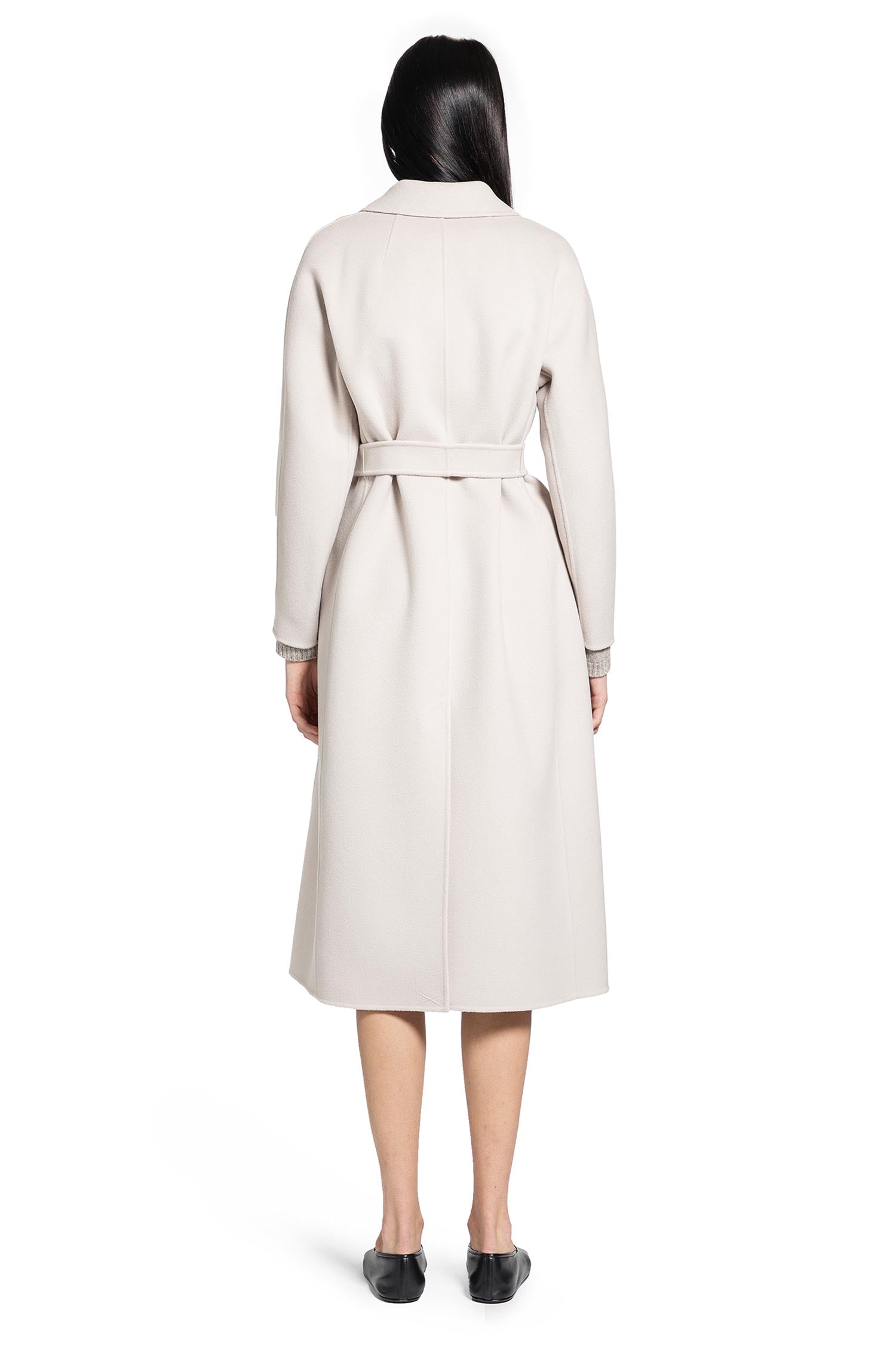 Flared Wool Coat