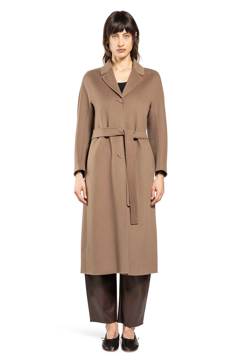 Flared Wool Coat