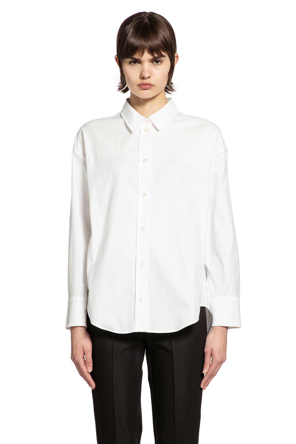 S MAX MARA Cotton Oxford Shirt woman