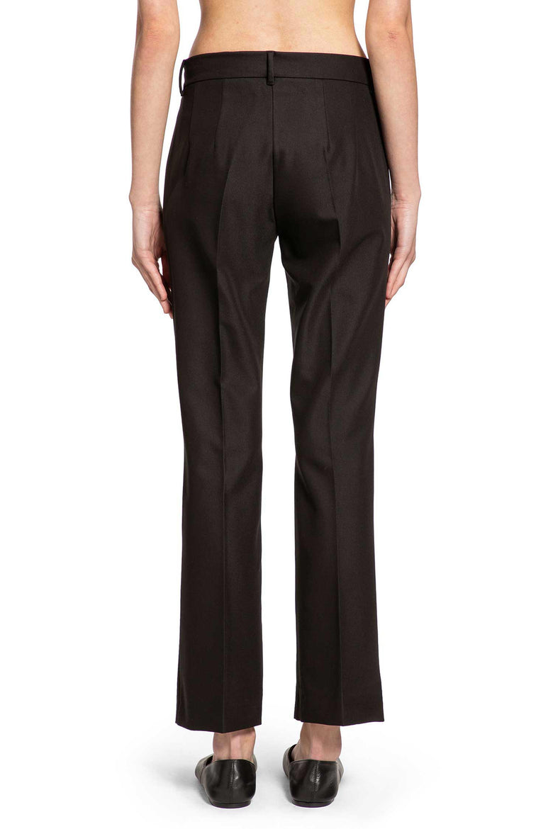S MAX MARA Stretch Cotton And Viscose Trousers woman