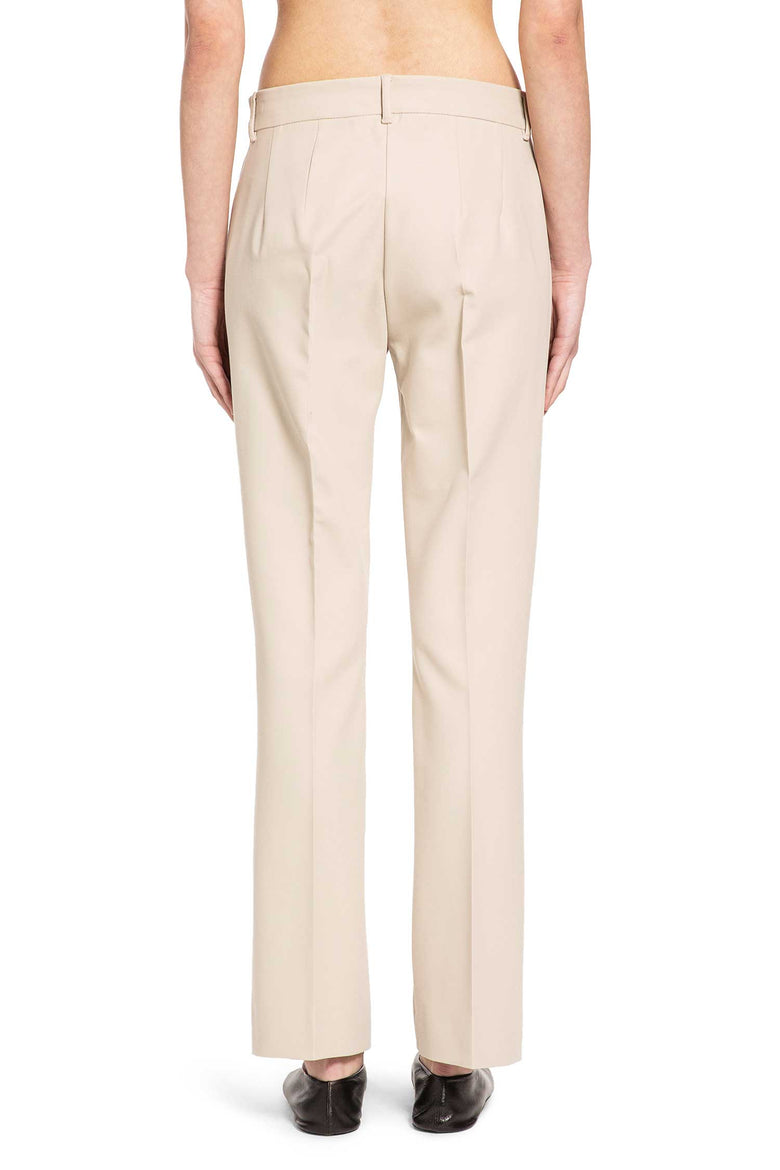 S MAX MARA Stretch Cotton Viscose Trousers woman