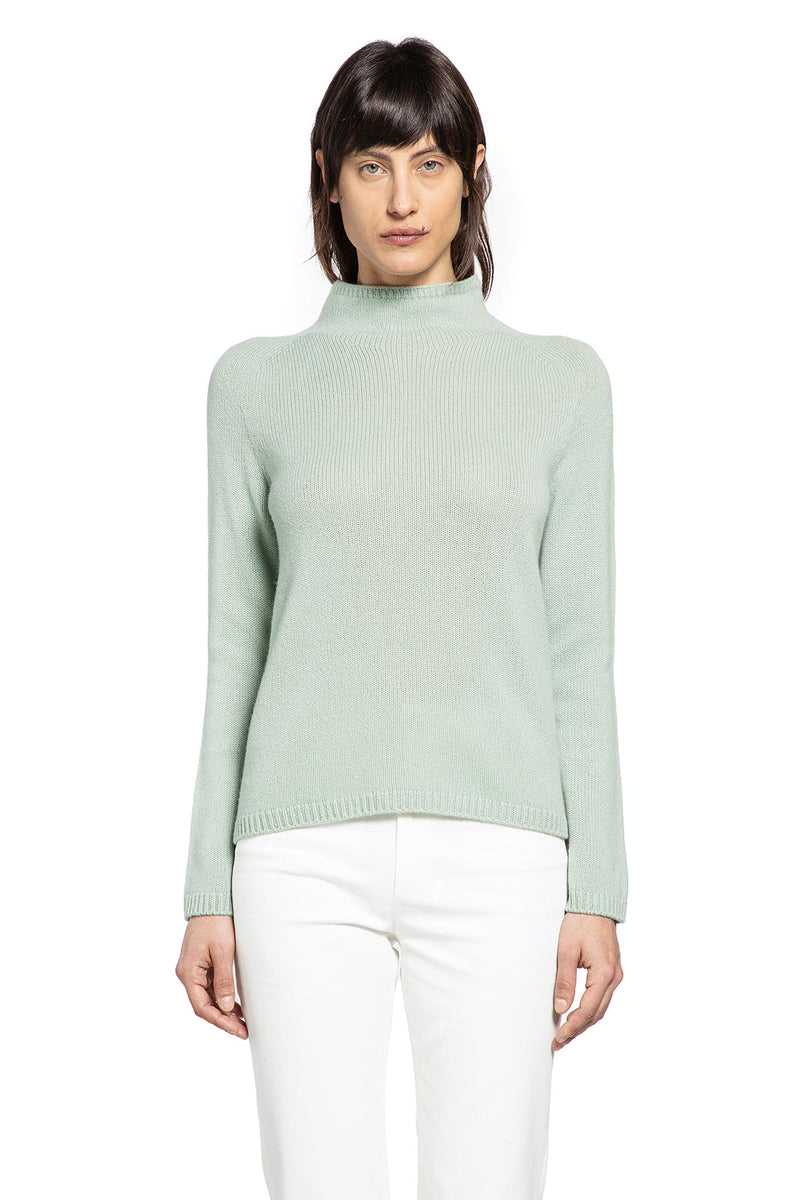 Wool Cashmere Polo Neck Sweater