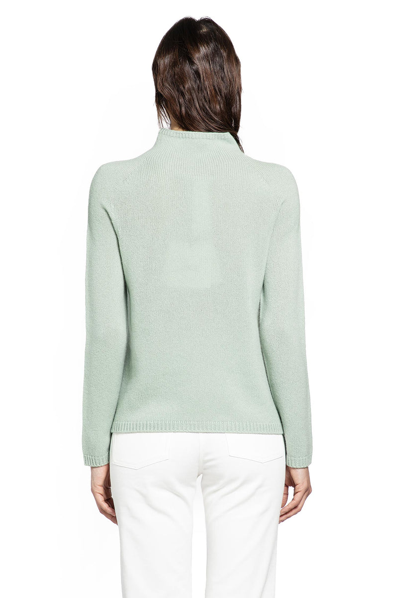 Wool Cashmere Polo Neck Sweater