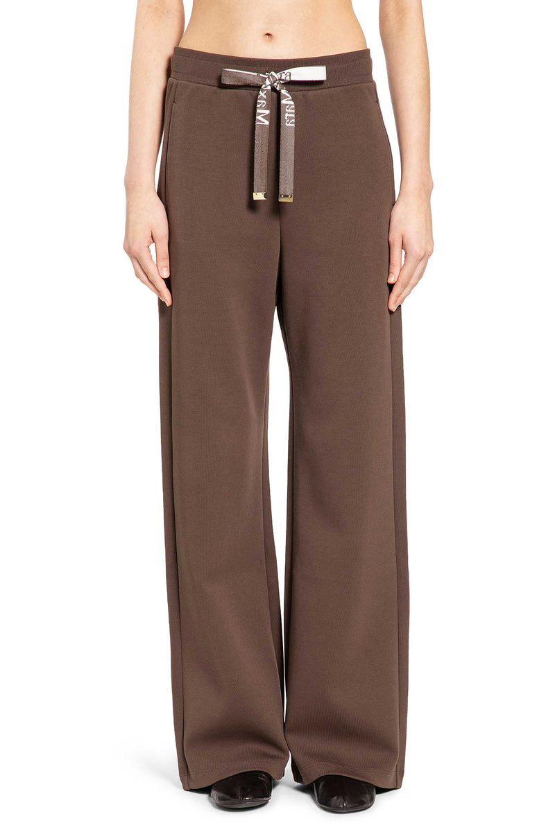 Wide Leg Jersey Trousers