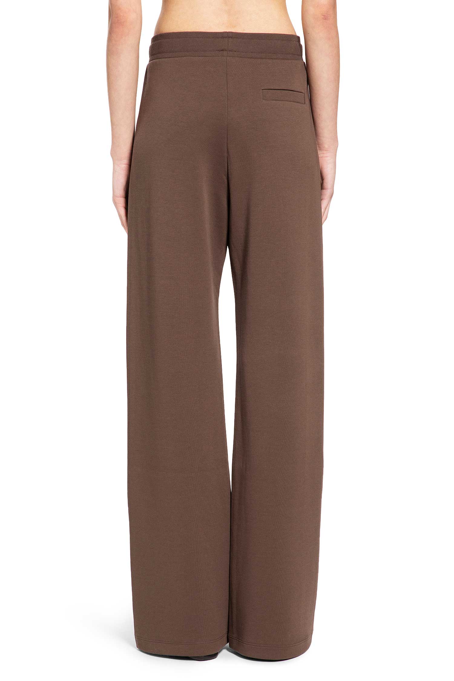 Wide Leg Jersey Trousers