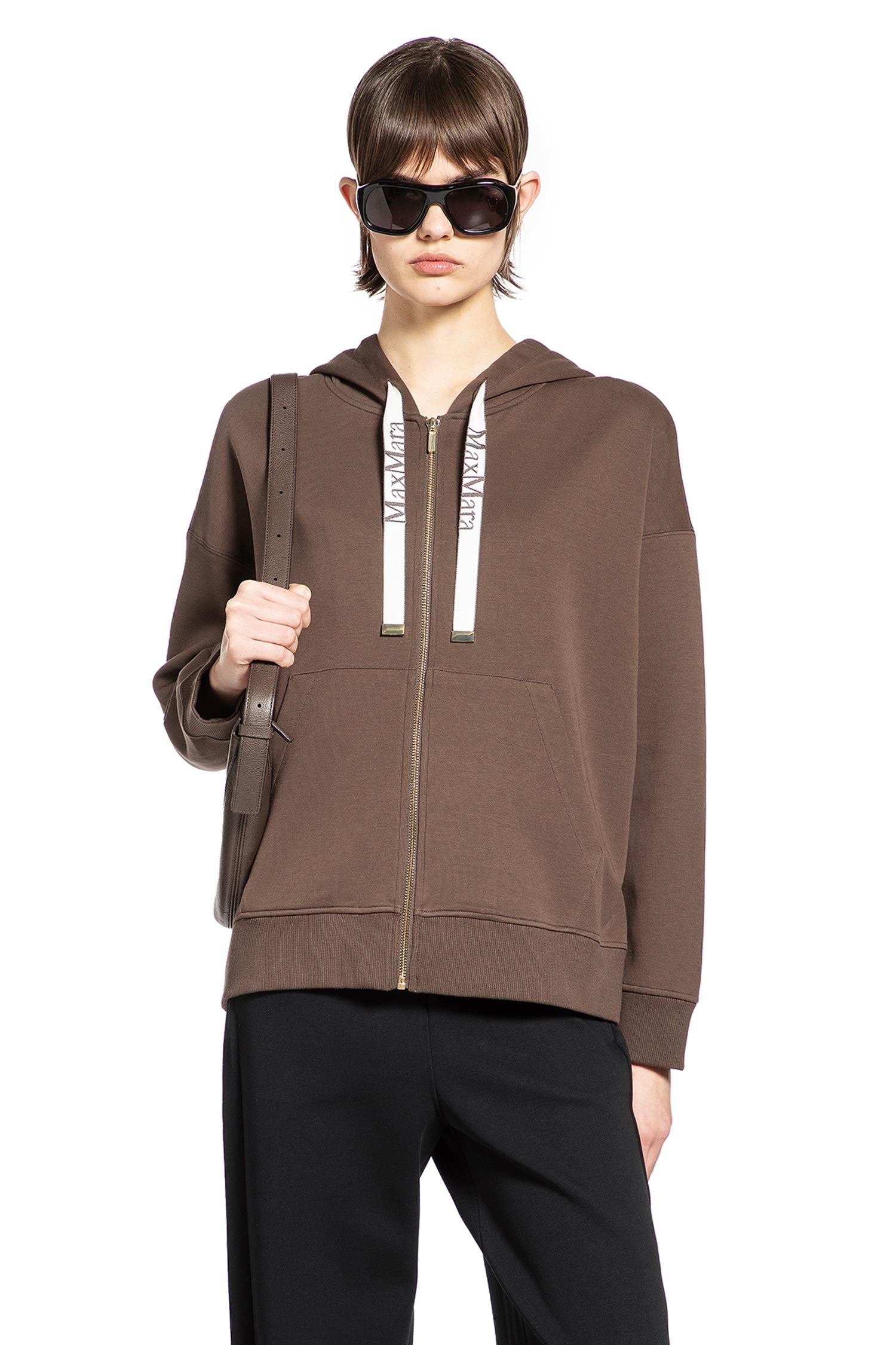 Technical Jersey Zip-Up Sweatshirt