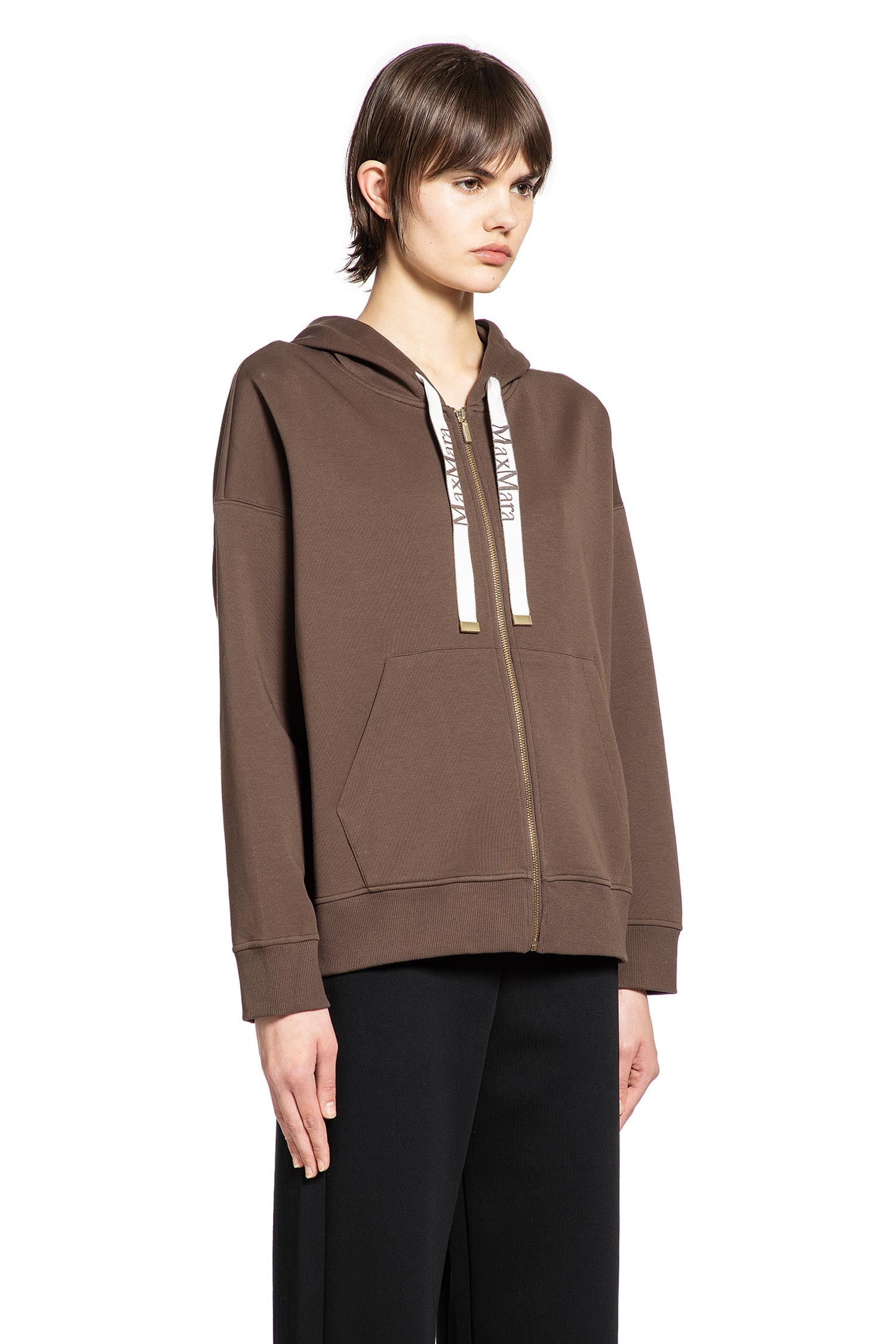 Technical Jersey Zip-Up Sweatshirt