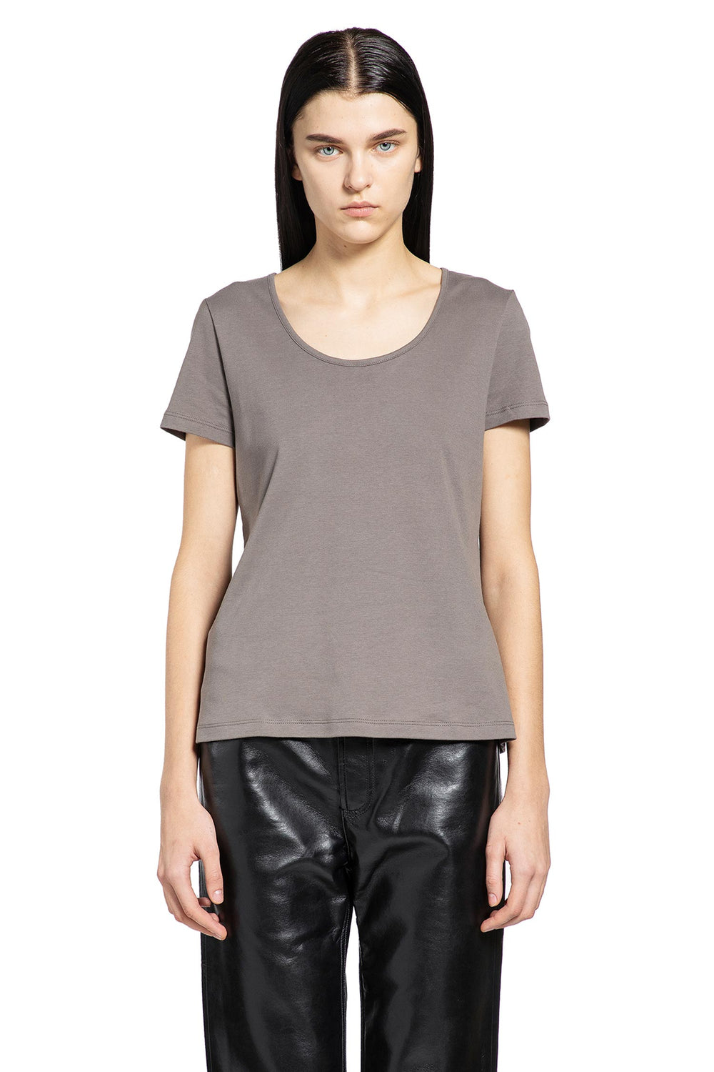 S MAX MARA Wool Broadcloth T-Shirt woman