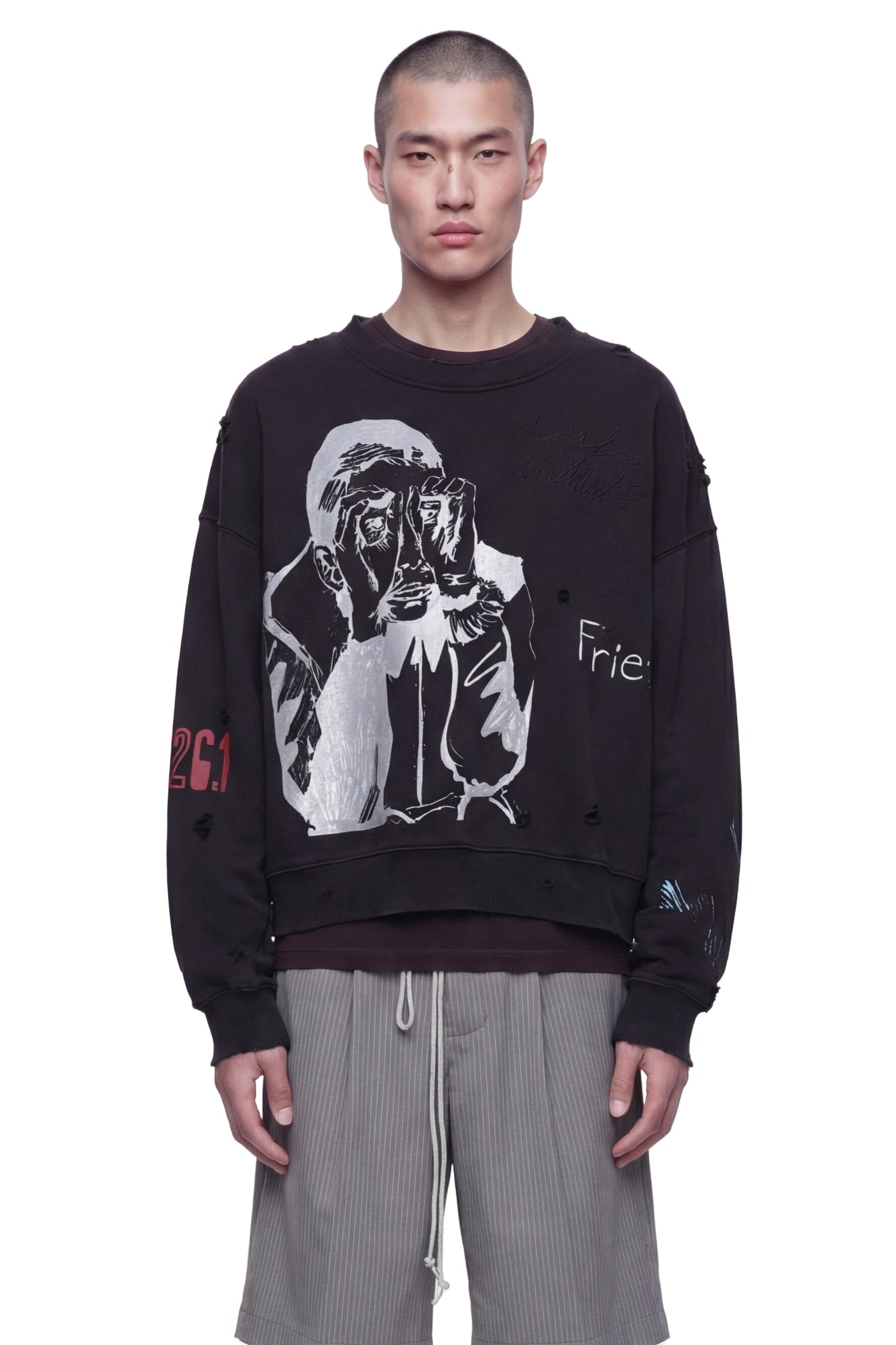 SONG FOR THE MUTE ''Peaking Kid'' Relaxed Pullover man