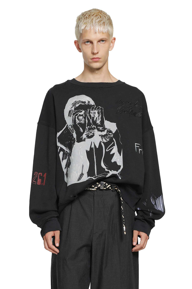 SONG FOR THE MUTE ''Peaking Kid'' Relaxed Sweatshirt man