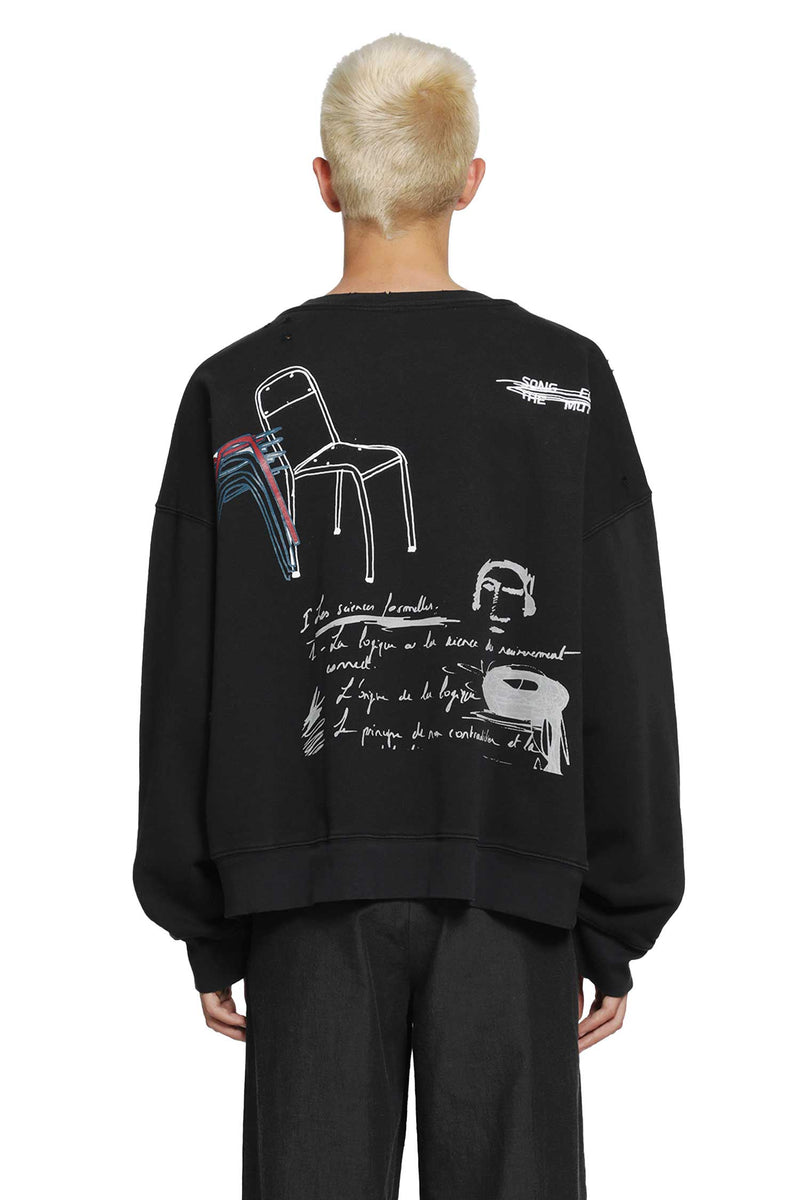 SONG FOR THE MUTE ''Peaking Kid'' Relaxed Sweatshirt man