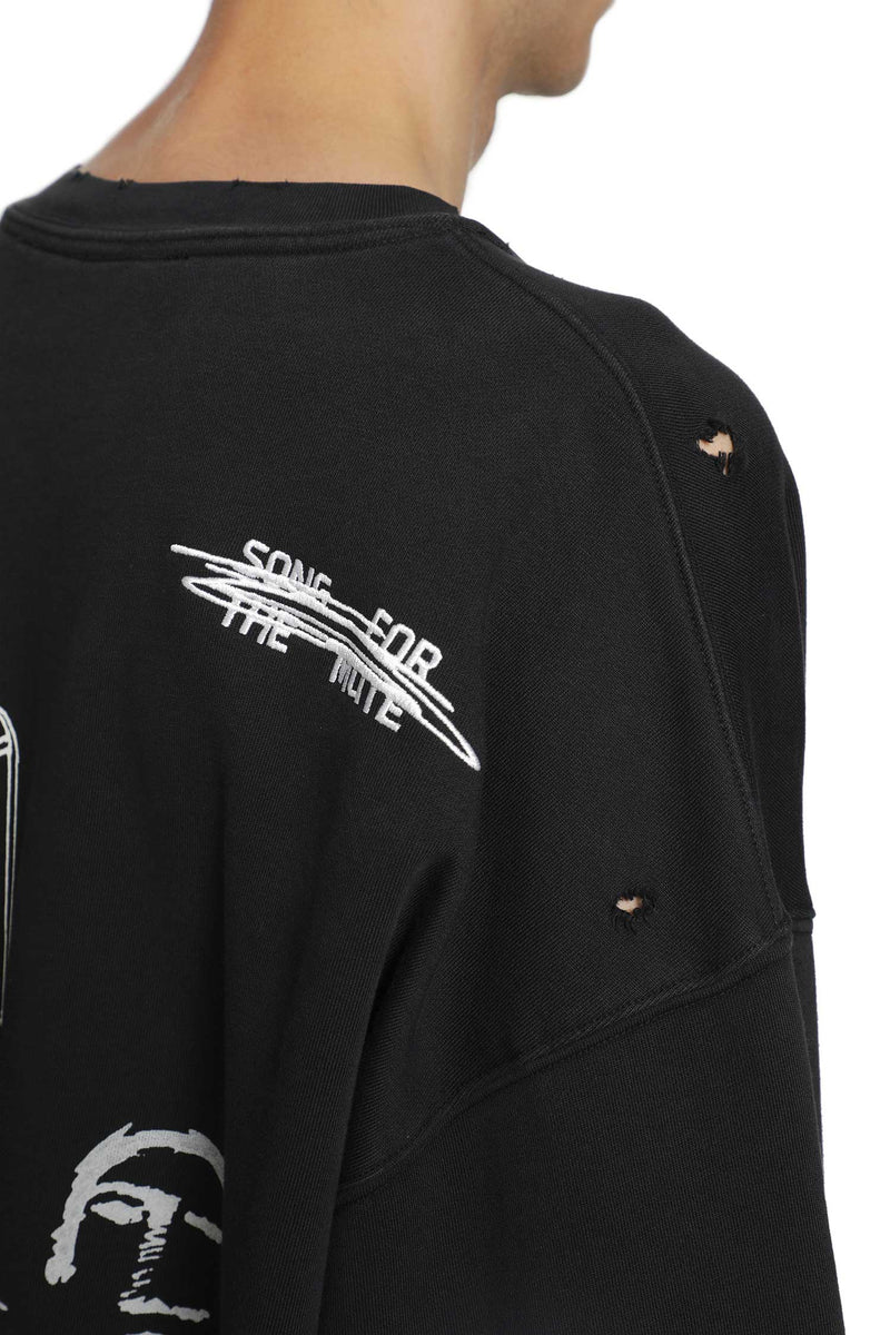SONG FOR THE MUTE ''Peaking Kid'' Relaxed Sweatshirt man
