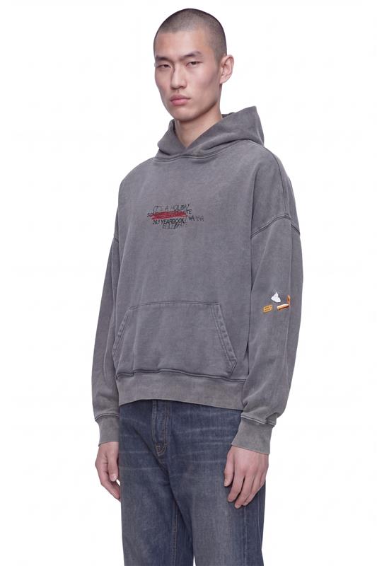 SONG FOR THE MUTE It's A Holiday French Terry Hoodie SweatshirtFrench Terry man