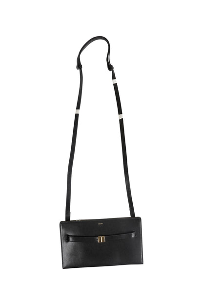 Belted Leather Crossbody Bag