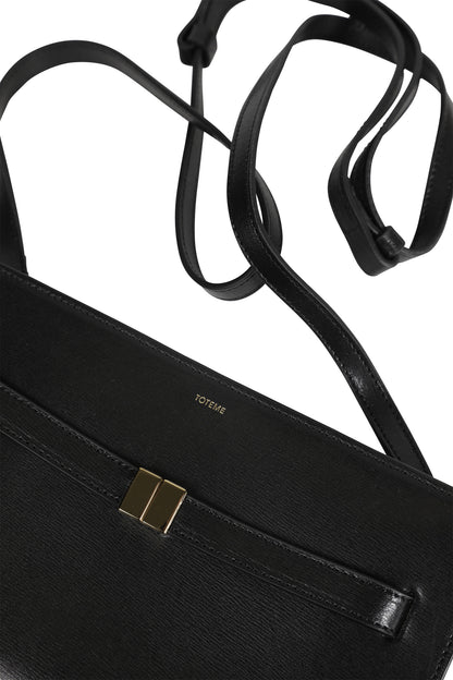 Belted Leather Crossbody Bag