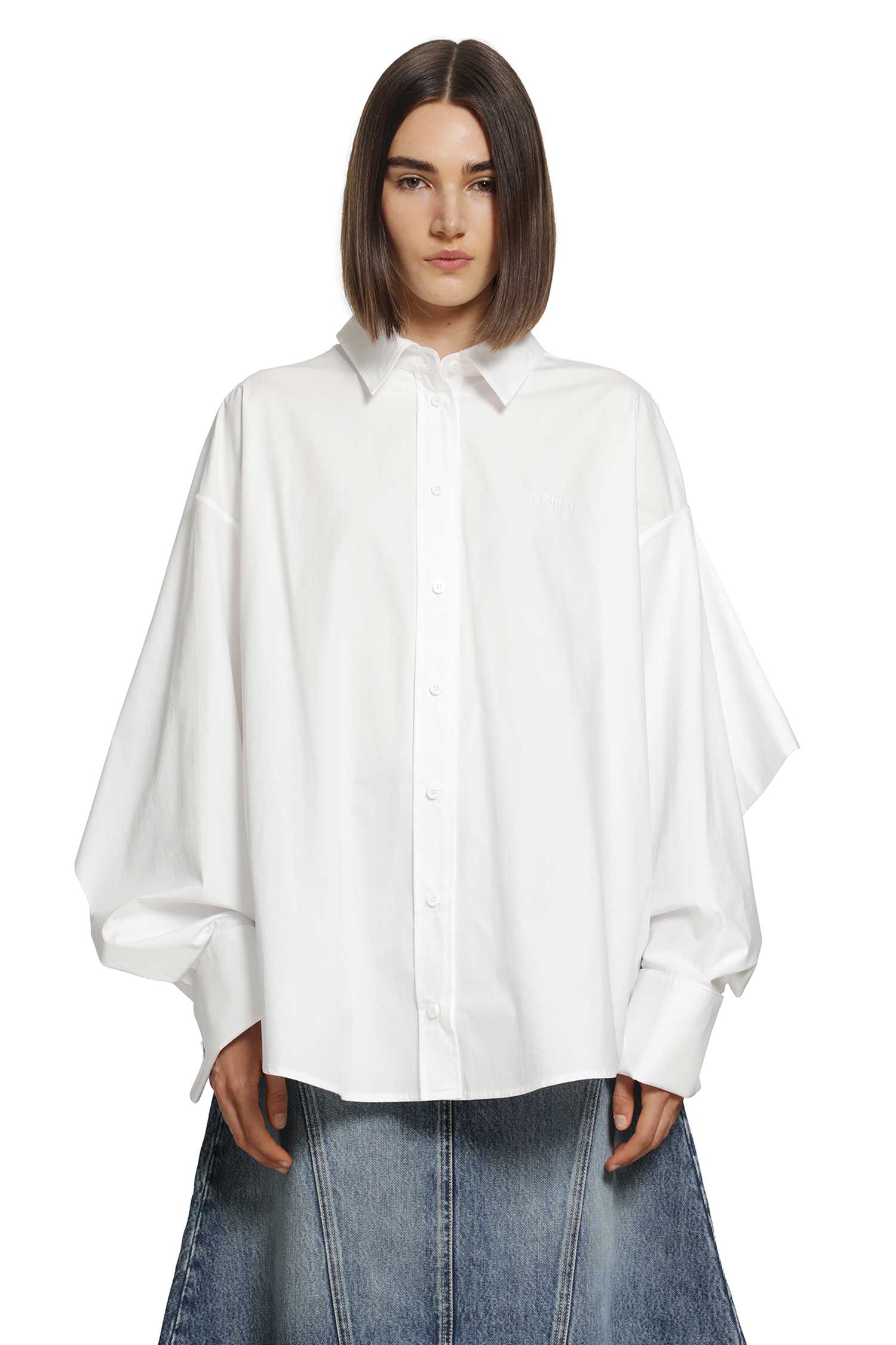 THE ATTICO Cotton Poplin Shirt woman