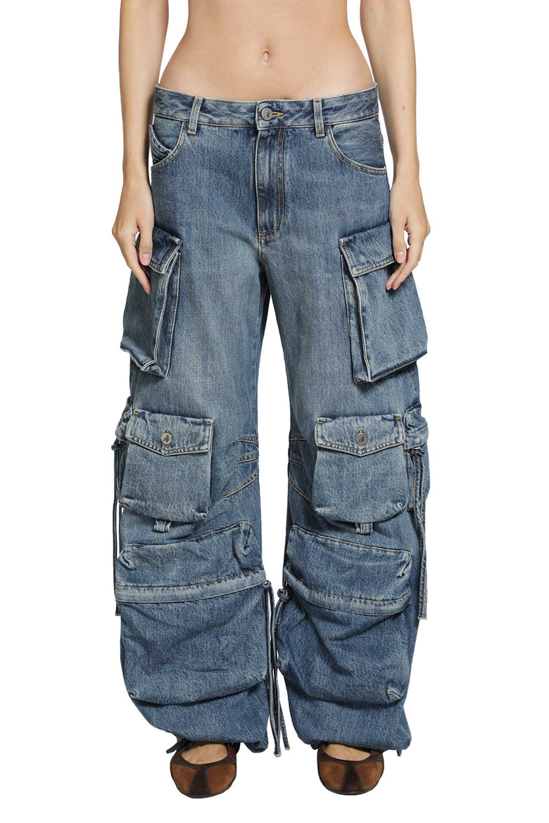 
              THE ATTICO Fern Cargo Jeans woman
            