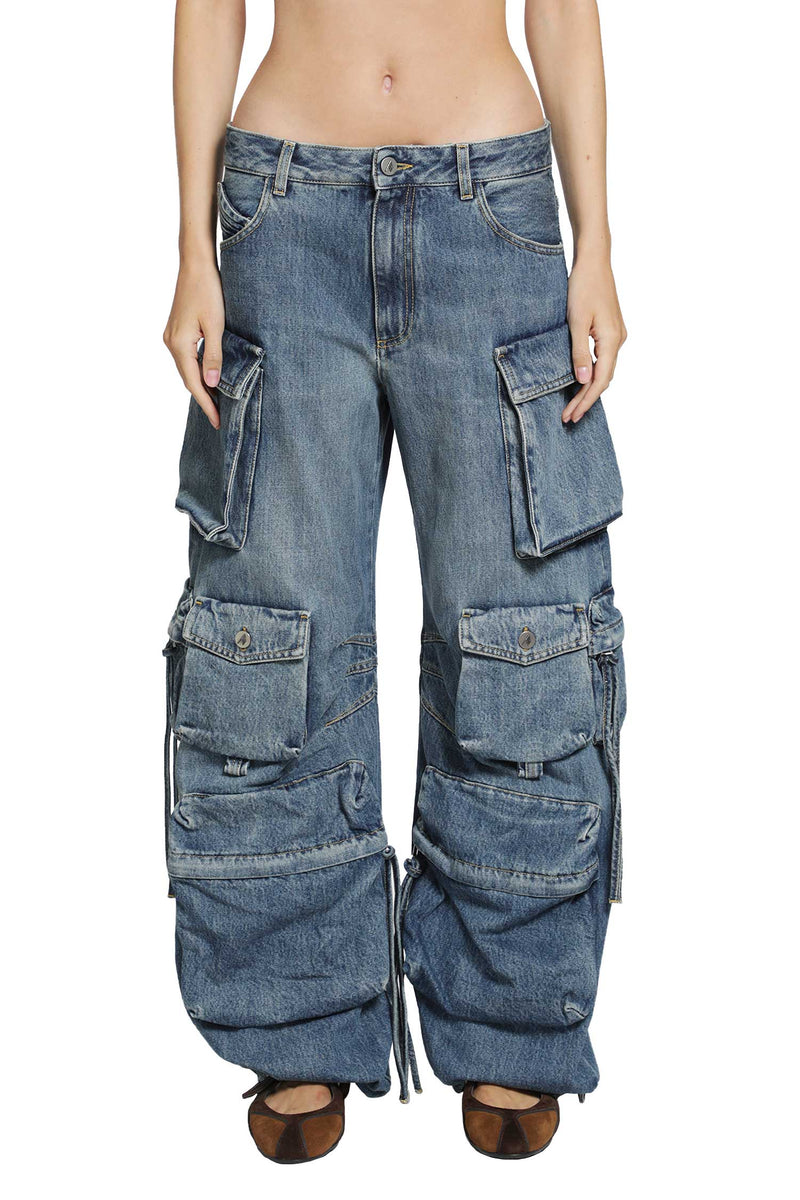 THE ATTICO Fern Cargo Jeans woman