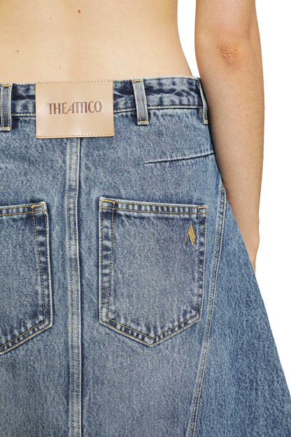 Denim Midi Skirt