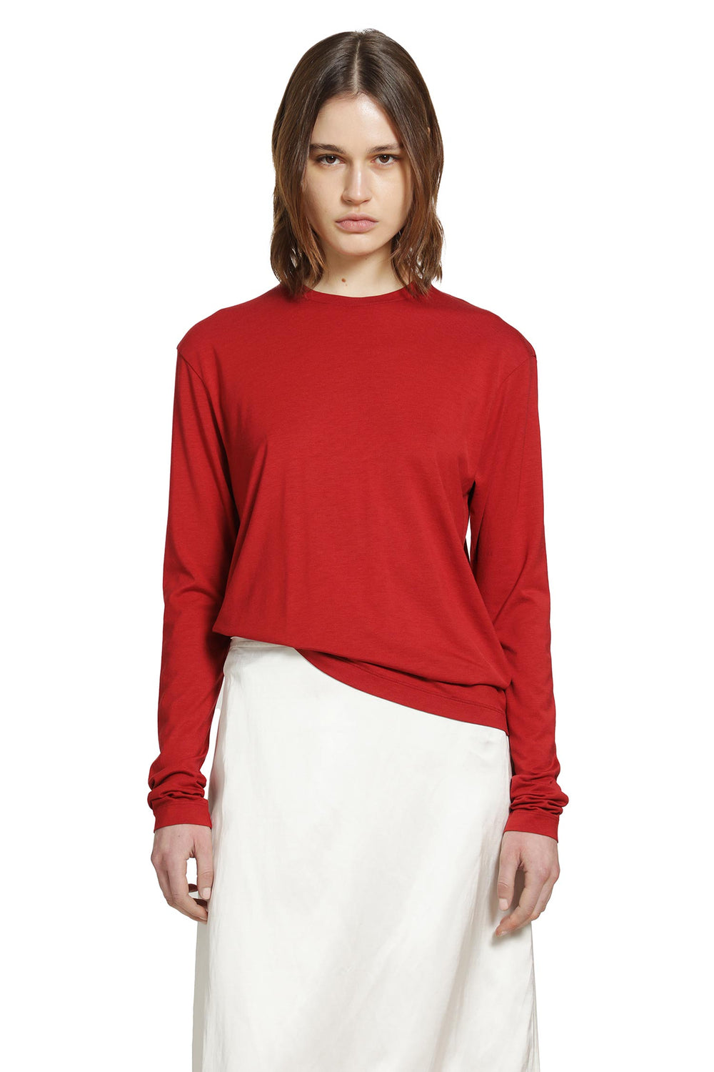 TOTEME Classic Long Sleeve Tee woman