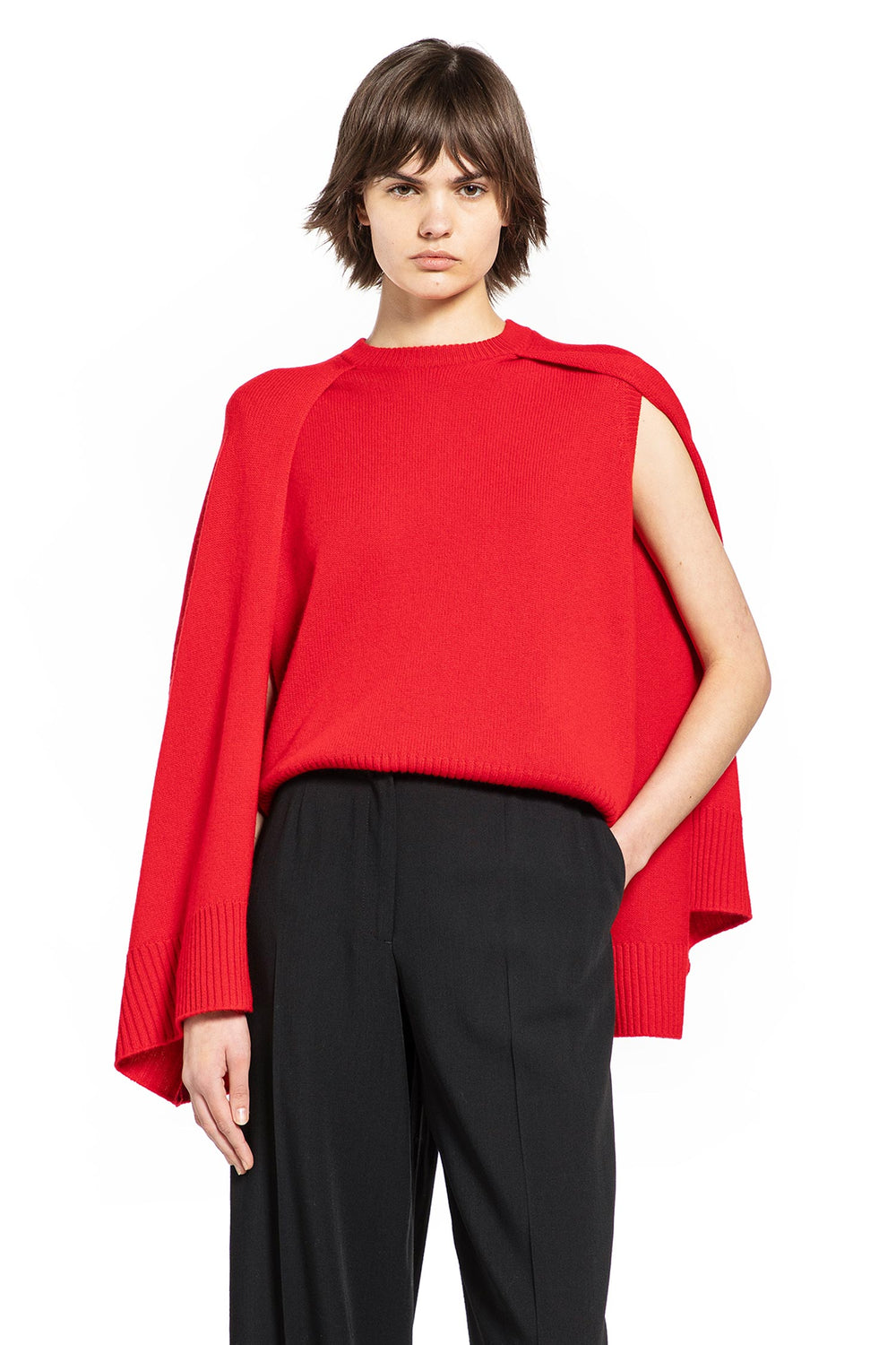 TOTEME Crew Cape Knit woman