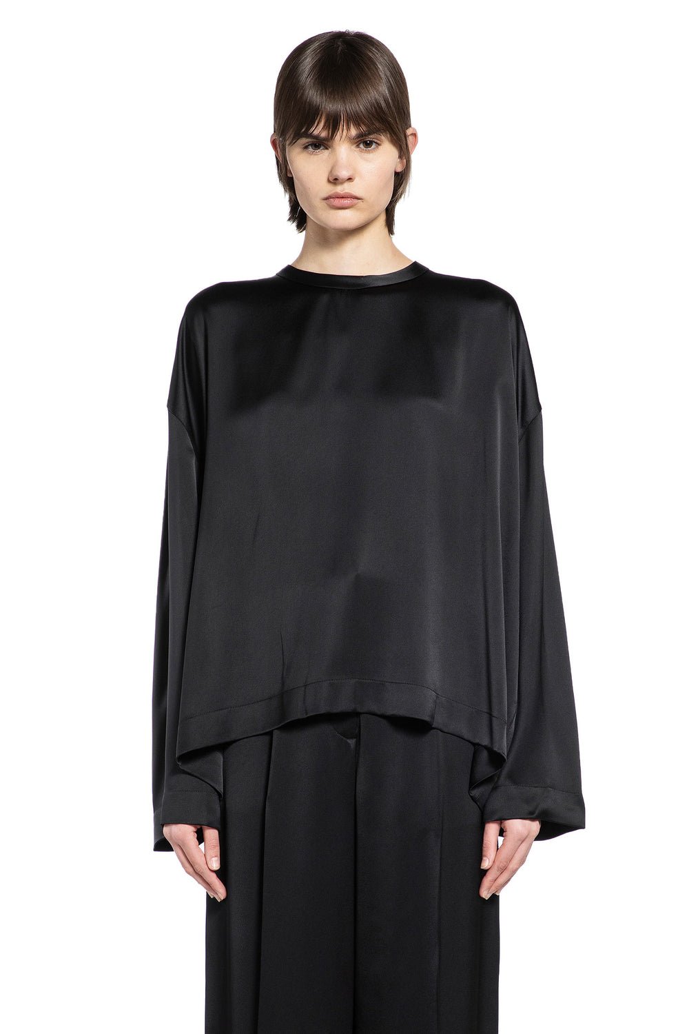 TOTEME Boxy Satin Top woman