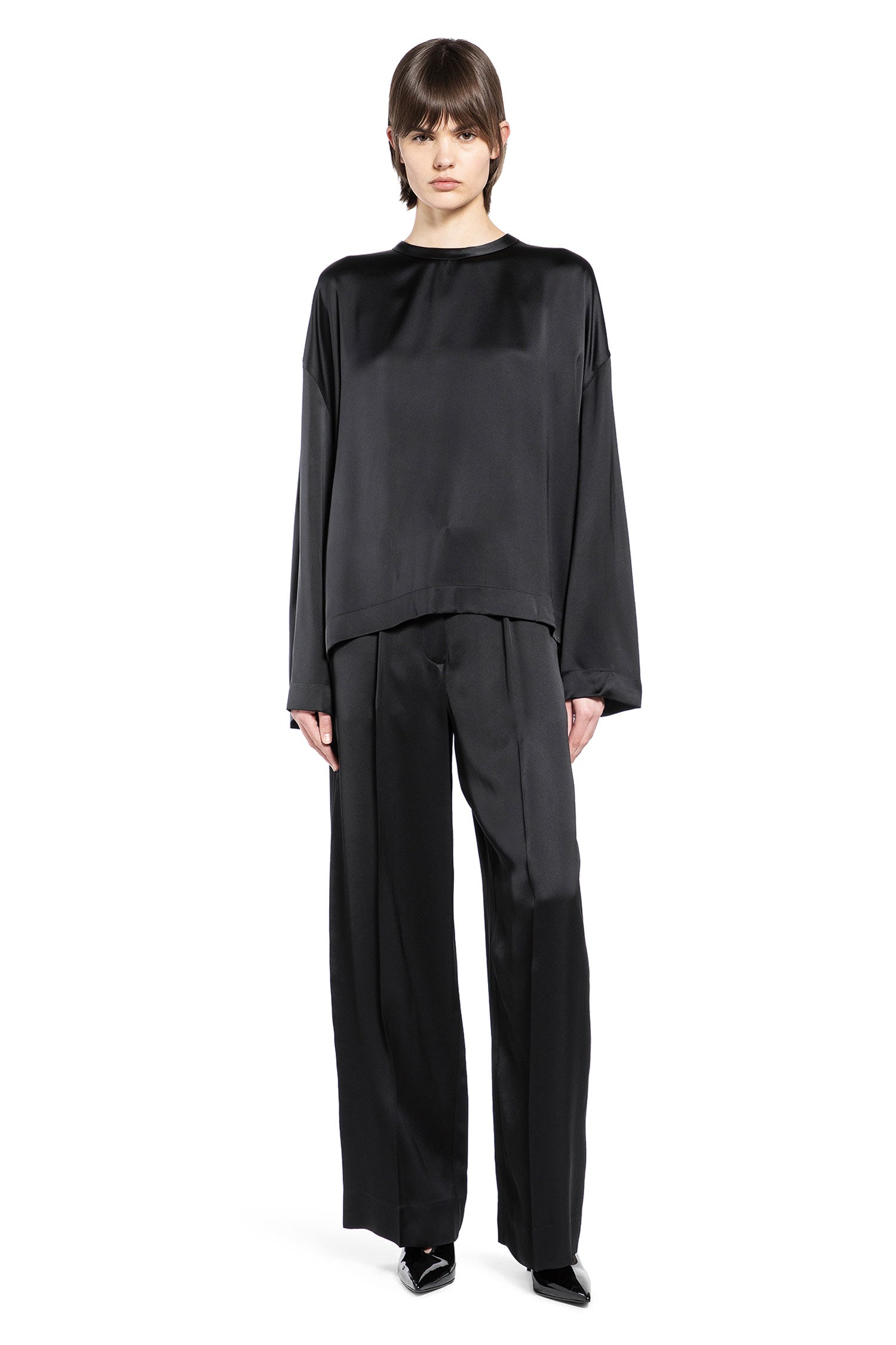 Boxy Satin Top