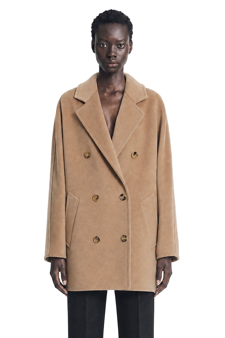 MAX MARA Short Rebus Coat woman