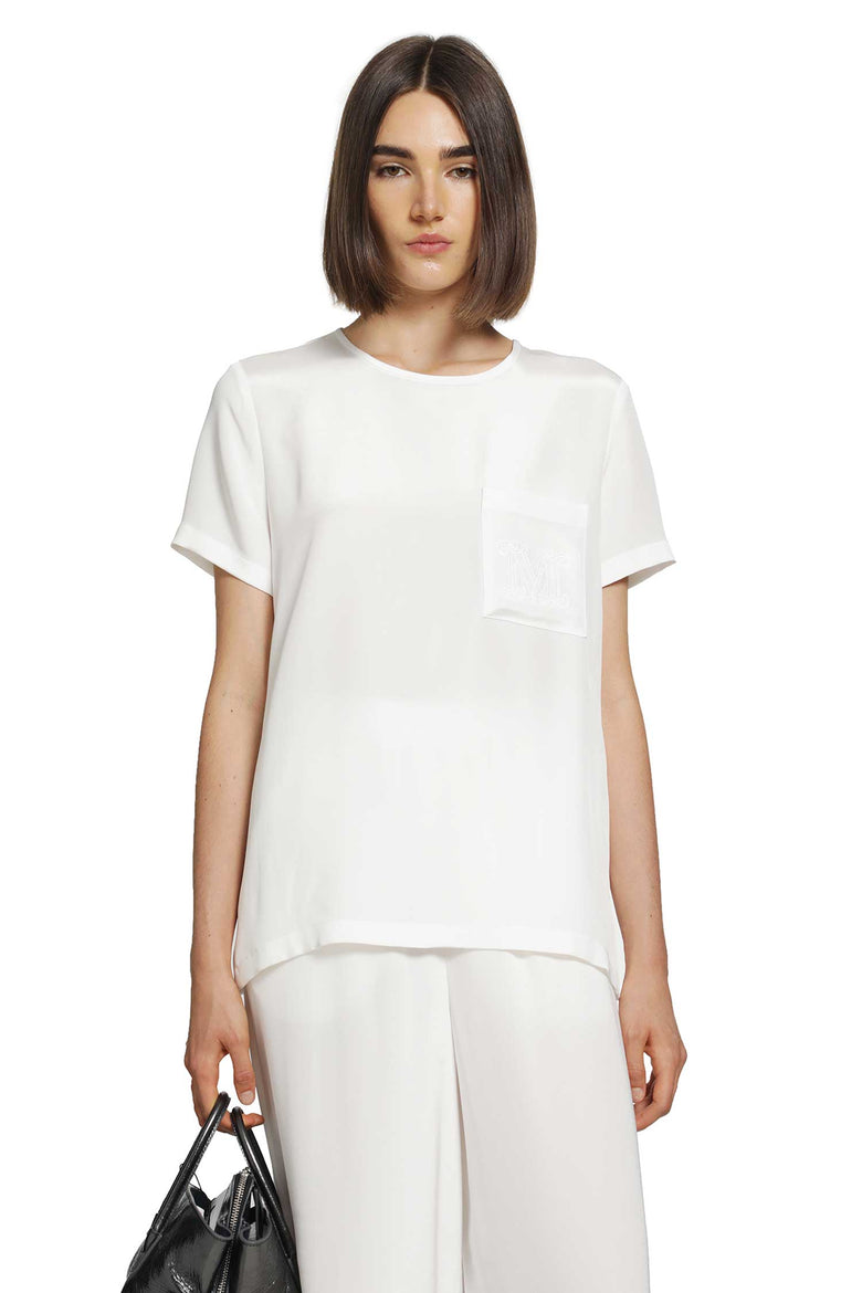 MAX MARA Printed Crepe De Chine Blouse woman