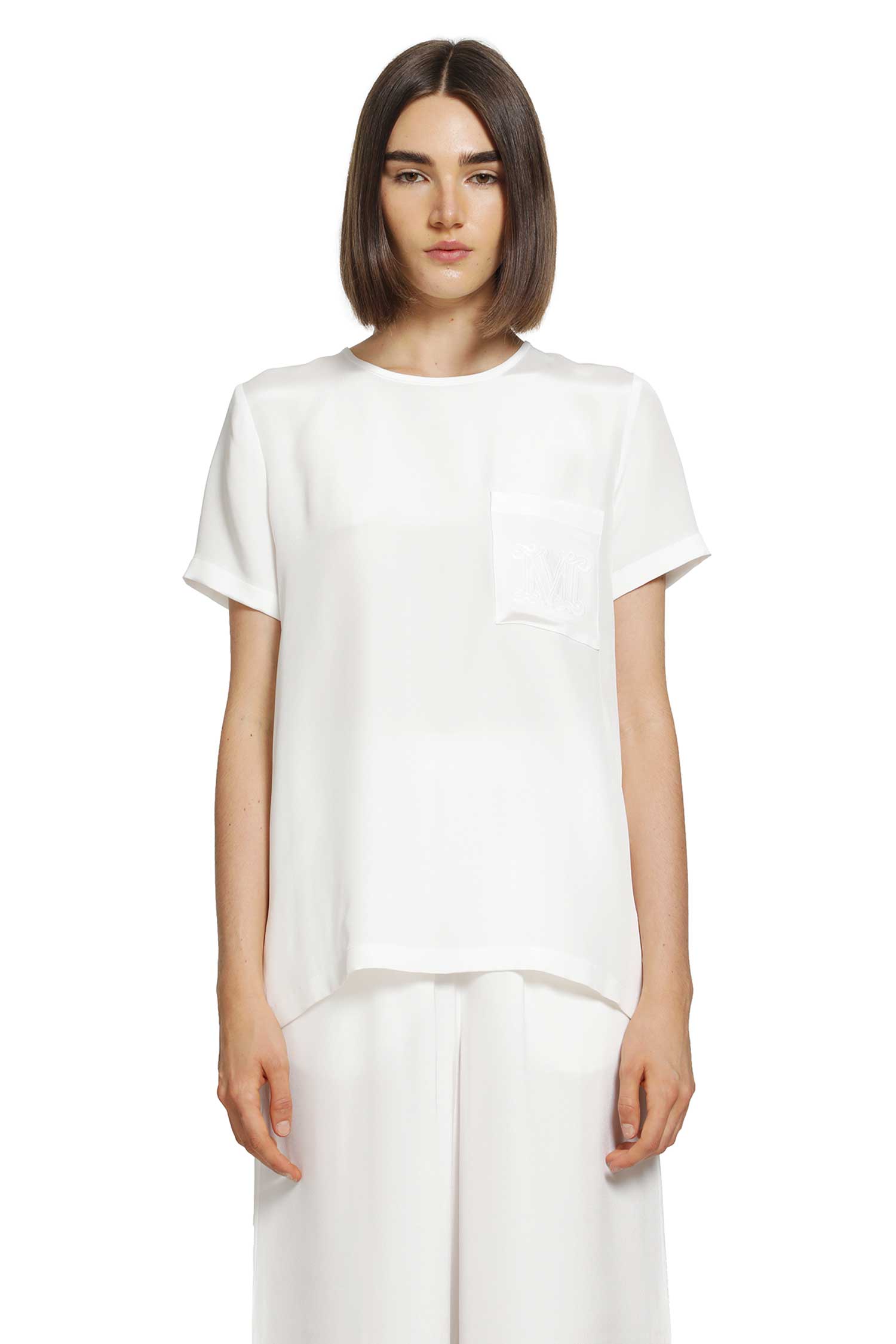 MAX MARA Printed Crepe De Chine Blouse woman