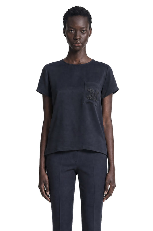 Crepe de Chine Pocket T-Shirt