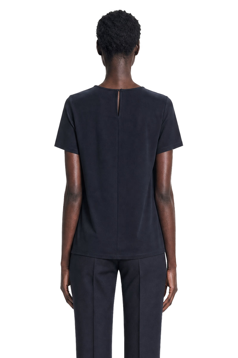 MAX MARA Crepe de Chine Pocket T-Shirt woman