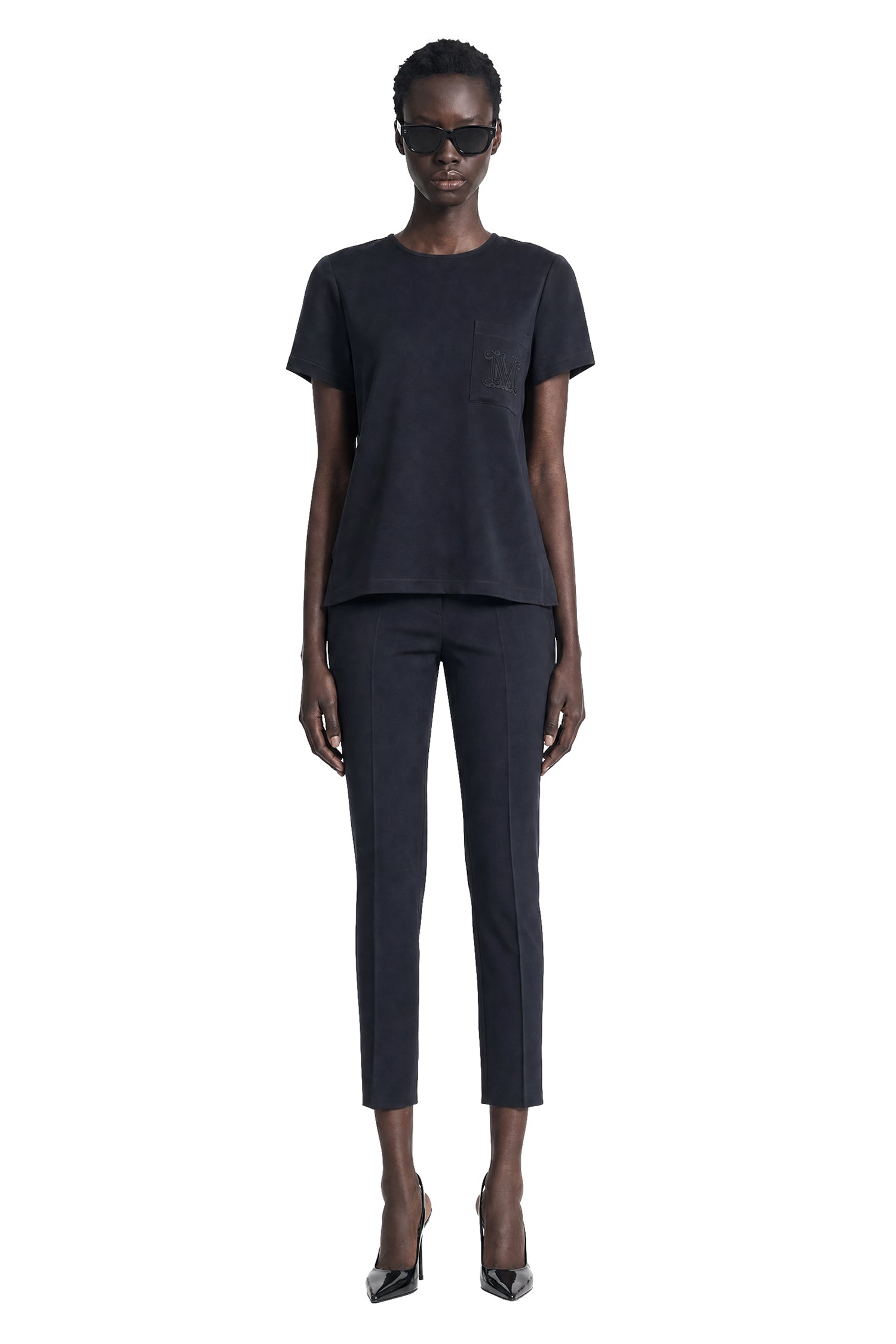 Crepe de Chine Pocket T-Shirt