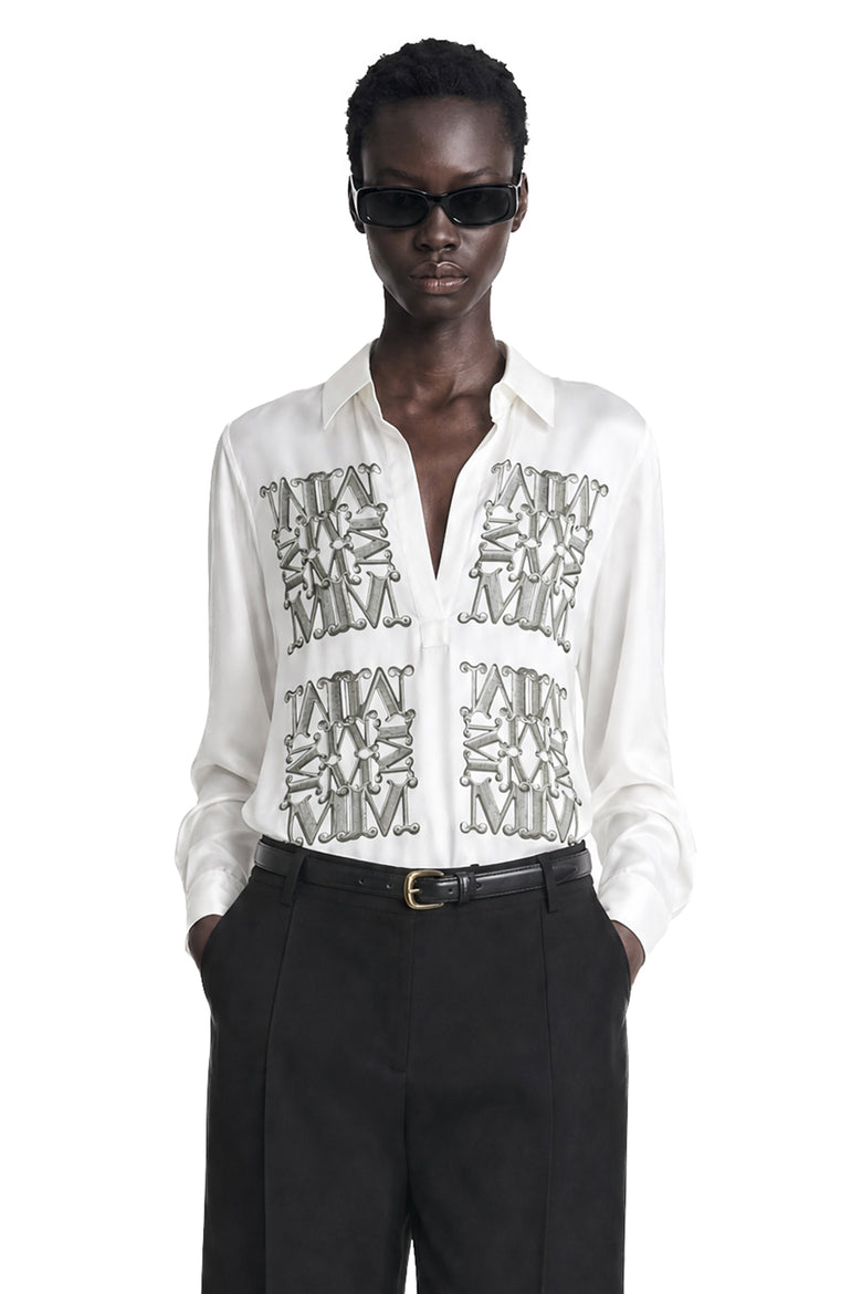 MAX MARA Marabesque Print Silk Shirt woman