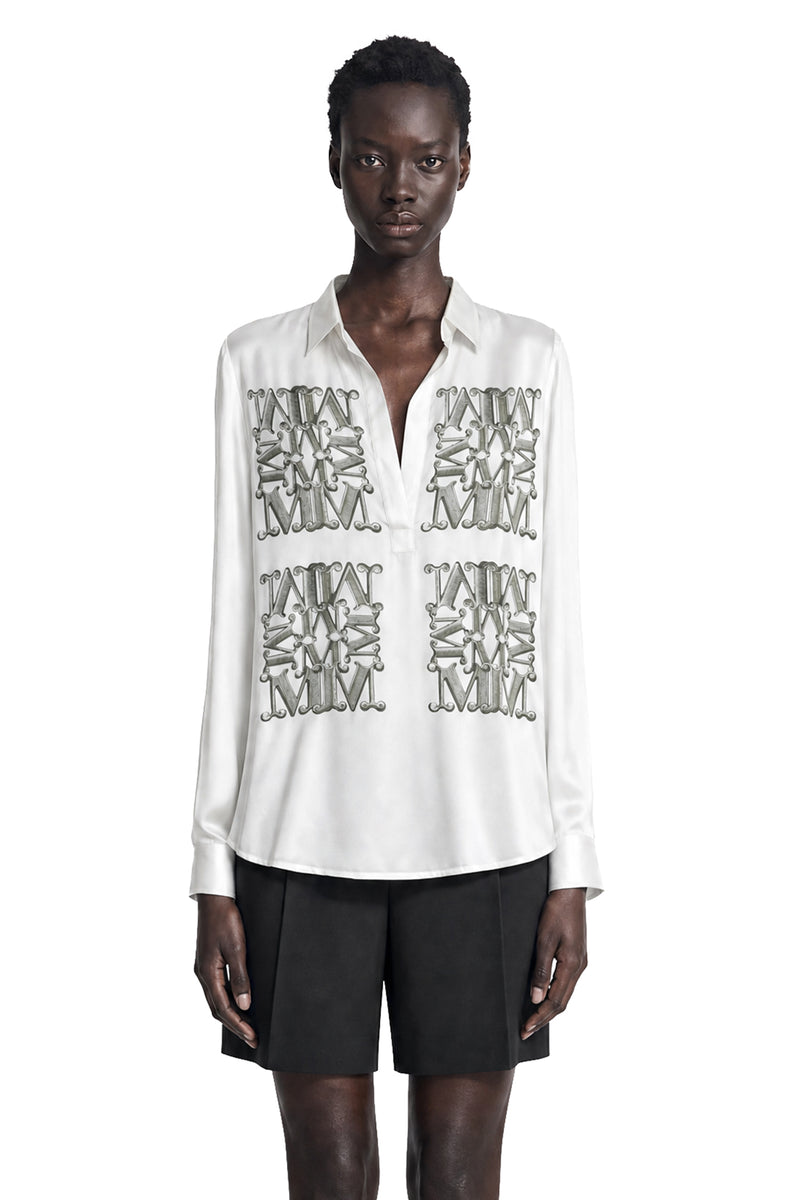 MAX MARA Marabesque Print Silk Shirt woman
