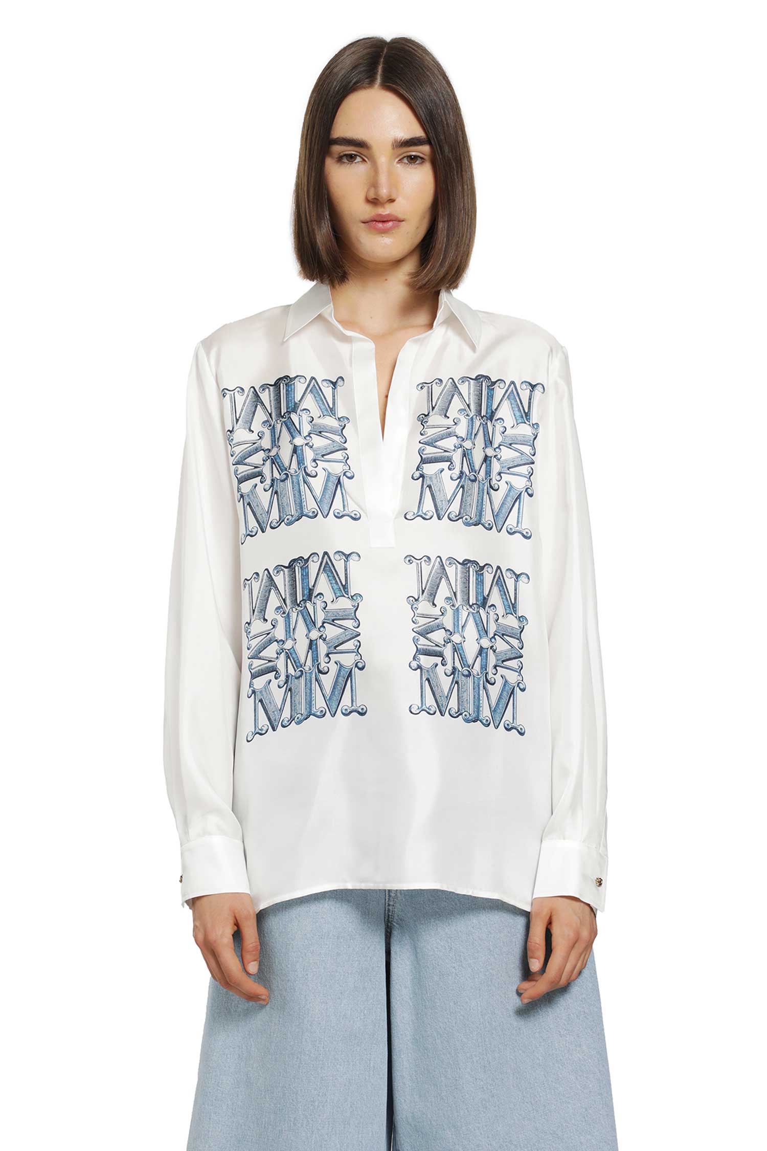 Printed Silk Shirt