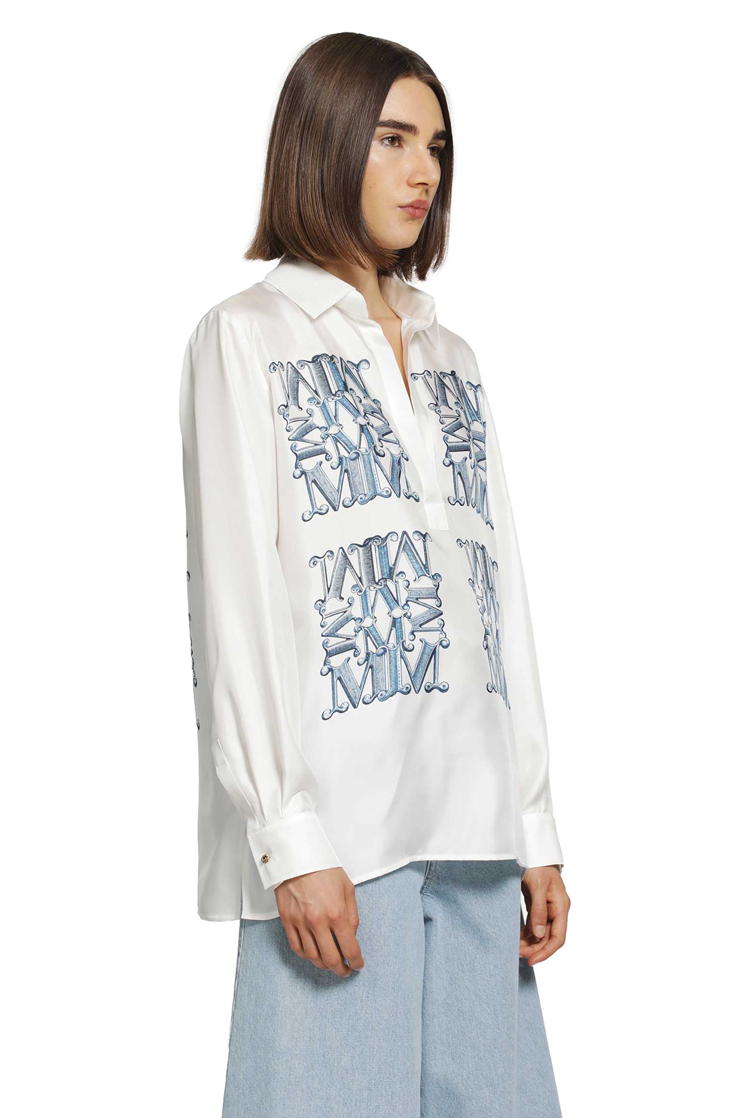 Printed Silk Shirt