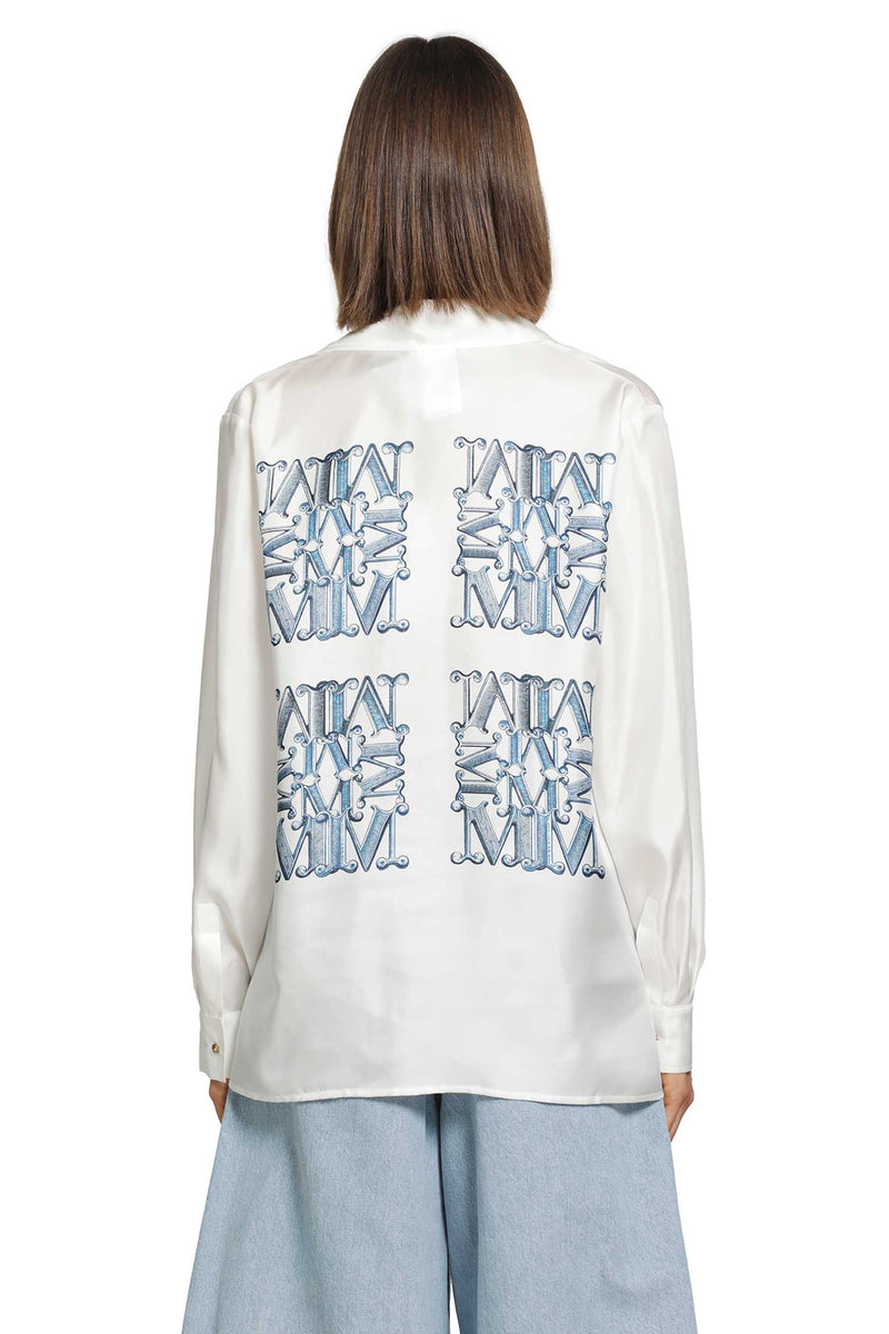 MAX MARA Printed Silk Shirt woman