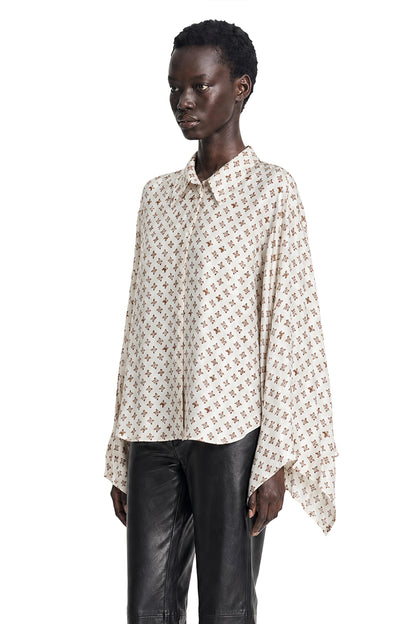 Oversized Printed Silk Shirt