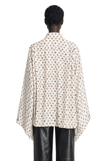 Oversized Printed Silk Shirt