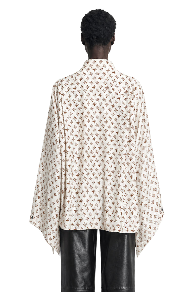 
              MAX MARA Oversized Printed Silk Shirt woman
            