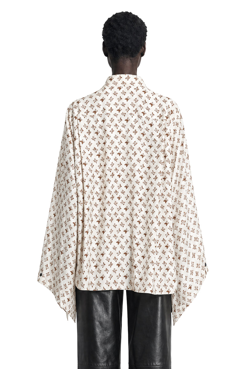 MAX MARA Oversized Printed Silk Shirt woman
