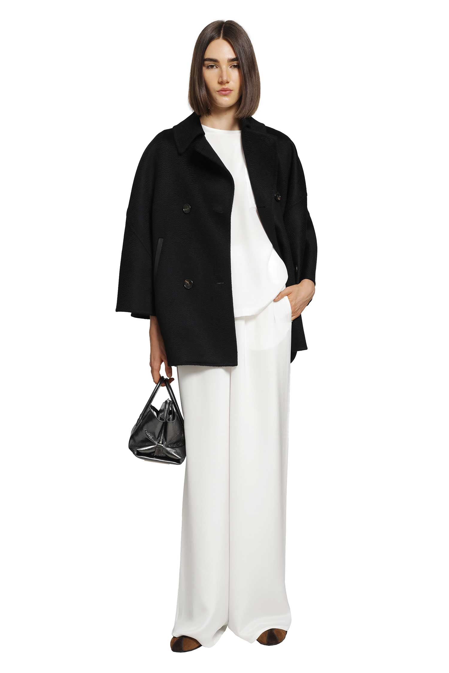 Relax-fit Silk Trousers