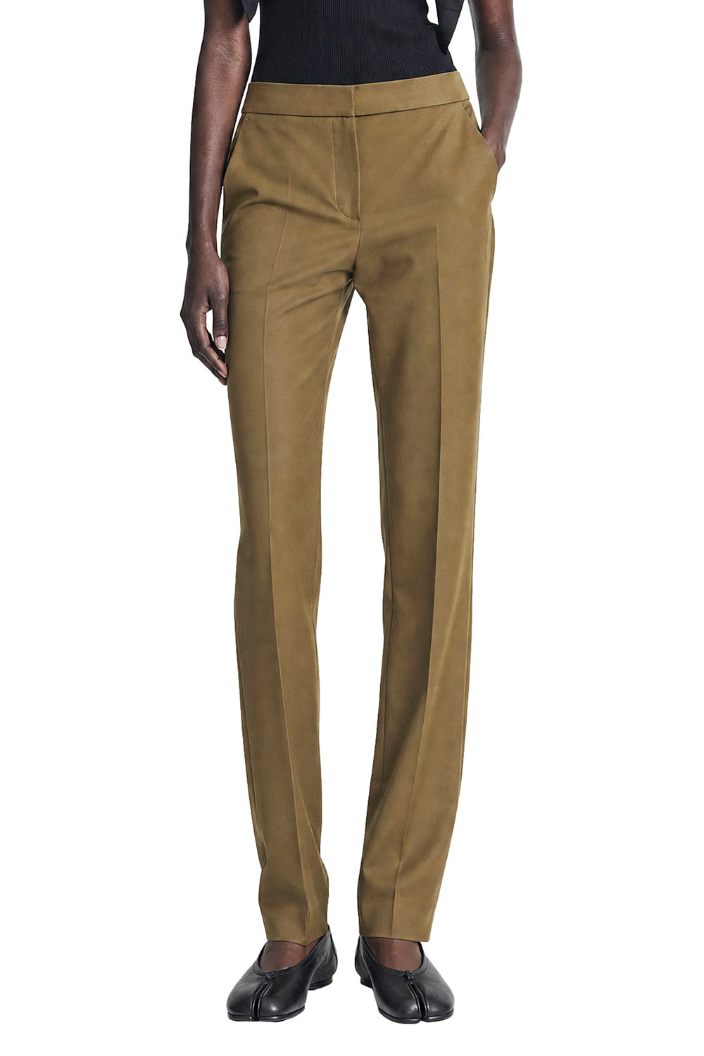 MAX MARA Stretch Cotton Trousers woman