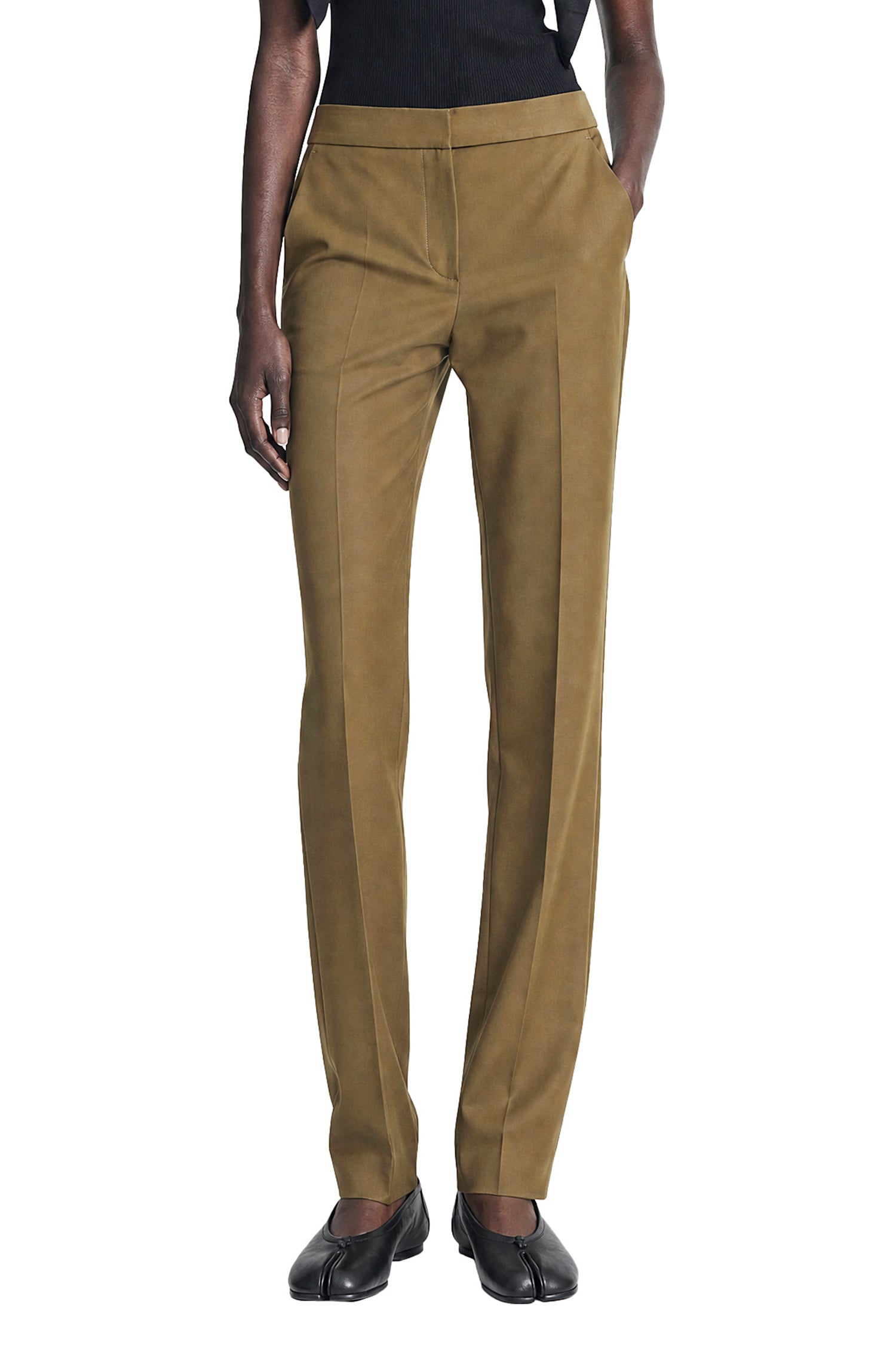 Stretch Cotton Trousers