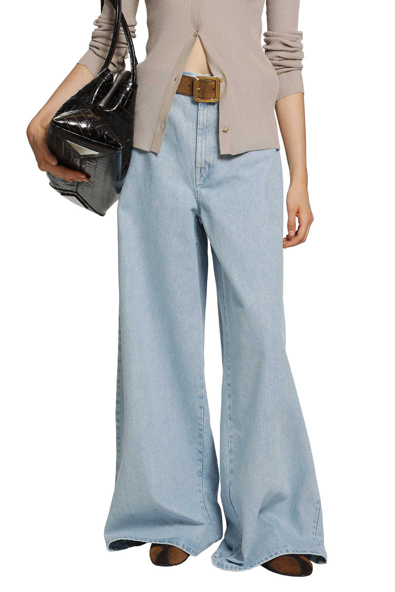 MAX MARA Wide Leg Denim Jeans woman