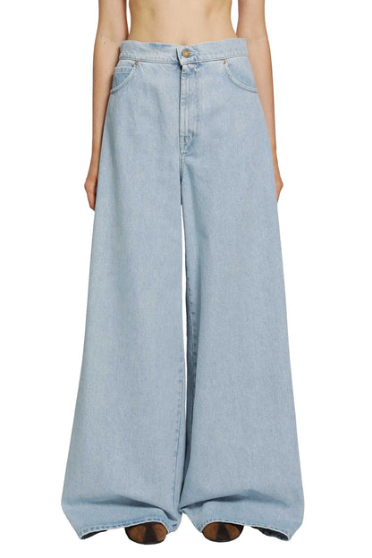 Wide Leg Denim Jeans